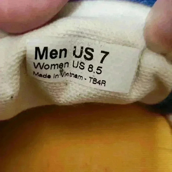 Vans Authentic X Crayola Blue Scribble Mens Size 7/ Wmns Size 8.5 - Picture 3 of 4